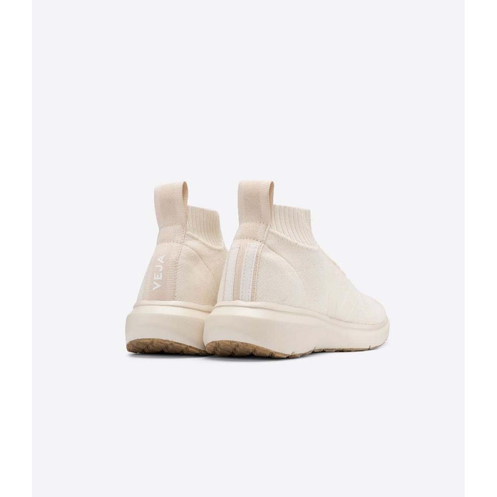 Veja V-KNIT VEJA X RICK OWENS MID Men's Running Shoes White | NZ 154GSO